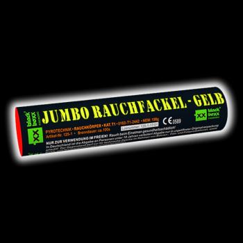 Jumbo Rauchfackel, Gelb 100 sec.