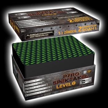 Pyro Spektakel Level 2 Verbundfeuerwerk, 127 Schuss