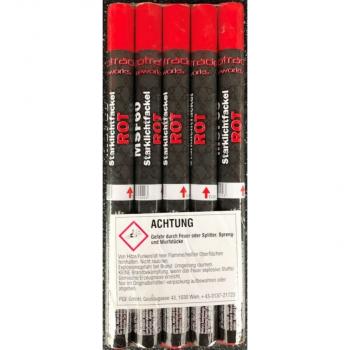 Magnesiumfackel rot 60 sec, mit Rauch