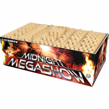 Midnight Megashow - Doppel-Verbundfeuerwerk mit 240 Schuss