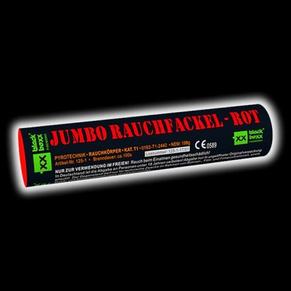 Jumbo Rauchfackel, Rot 100 sec.