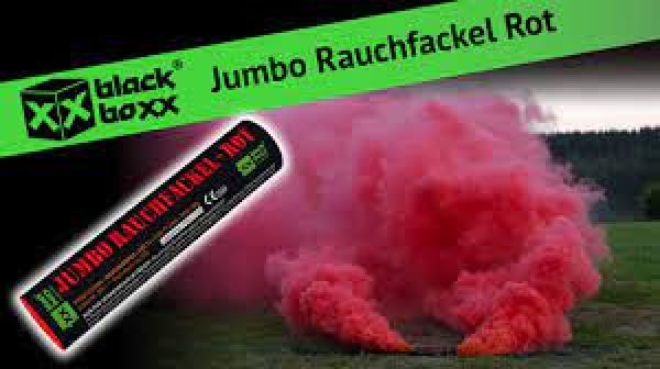 Jumbo Rauchfackel, Rot 100 sec.